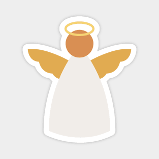 Gold Christmas Angel Magnet