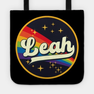 Leah // Rainbow In Space Vintage Style Tote