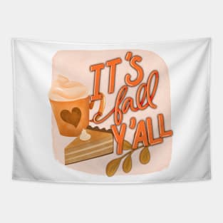 It's fall y'all design Tapestry