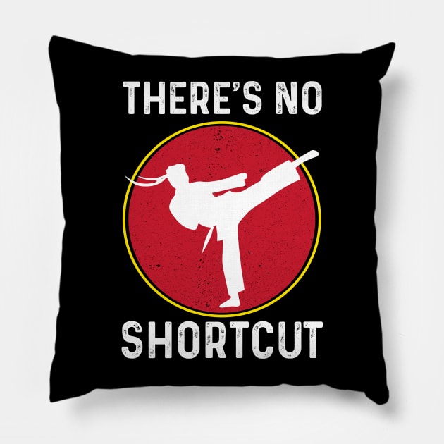 taekwondo martial arts Pillow by Pharmacy Tech Gifts