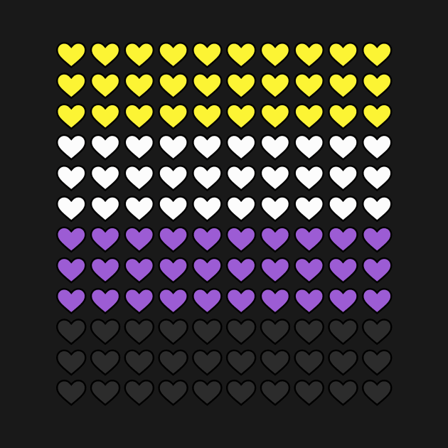 heart pattern - non-binary by Tallulah-Malibu