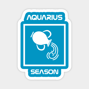 Aquarius Zodiac Season Magnet