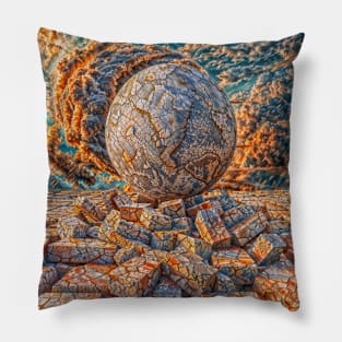 Renaissance Sphere: A World in Fragments Pillow