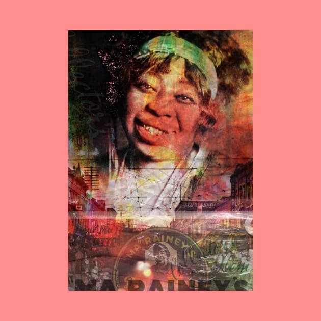 Collage Art Ma Rainey by Floral Your Life!