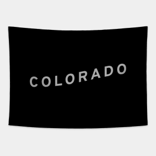 Colorado Typography Tapestry