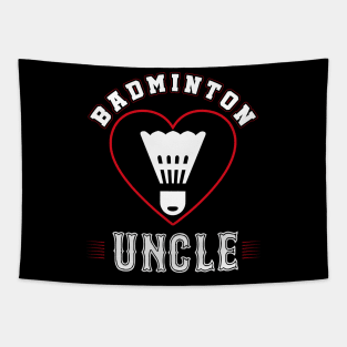 Uncle Badminton Team Family Matching Gifts Funny Sports Lover Player Tapestry