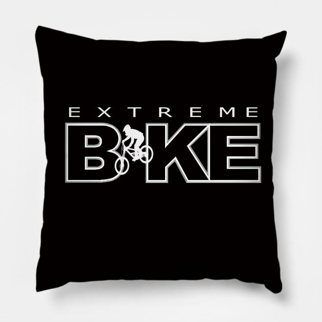 extremo bike Pillow by vintagejoa