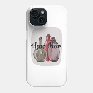 Hocus pocus potions bottles watercolor Phone Case