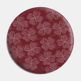 Shamrock pattern Pin