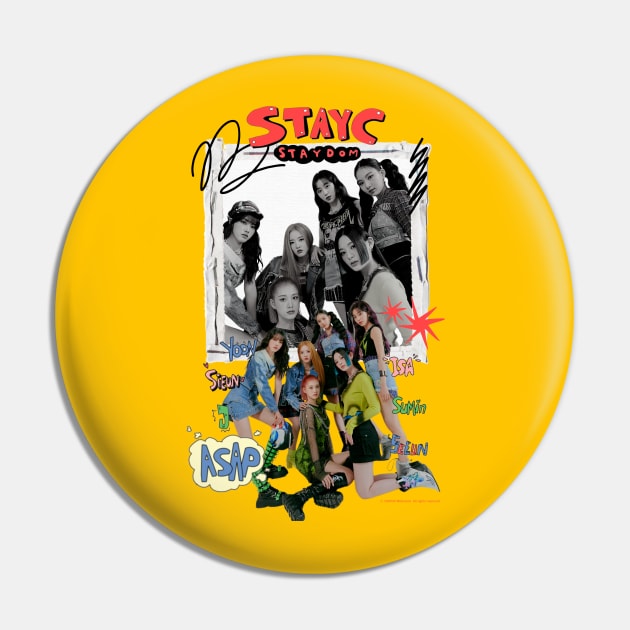 STAYC ASAP Pin by Y2KPOP