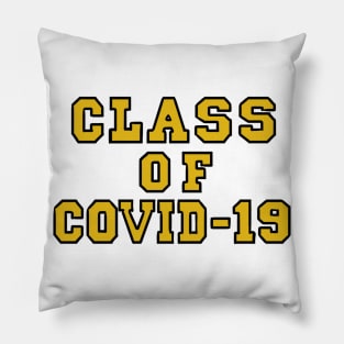 Class of Covid-19 Yellow Pillow