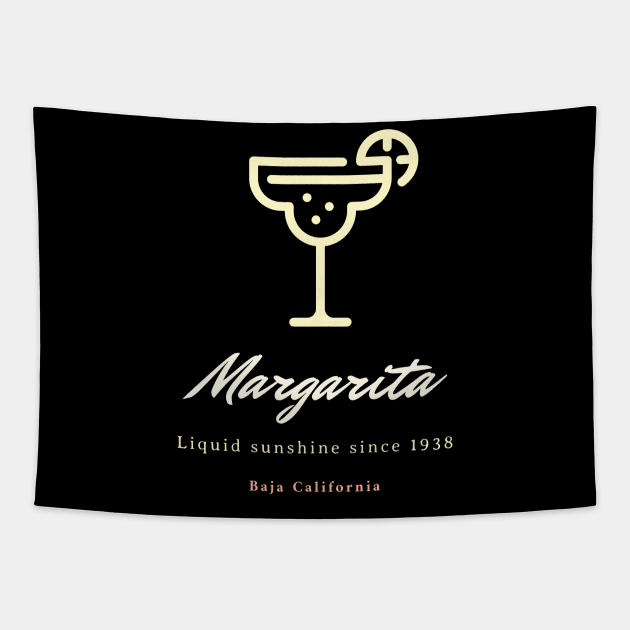 Margarita Liquid sunshine - Since 1938 Tapestry by All About Nerds