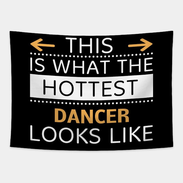 Dancer Looks Like Creative Job Typography Design Tapestry by Stylomart