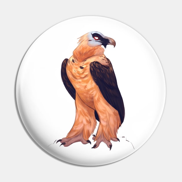 Bearded vulture Pin by PaulaBS