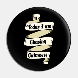 Chasing Calmness Vintage-Style Ribbon Pin