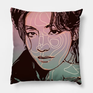 V BTS Pillow