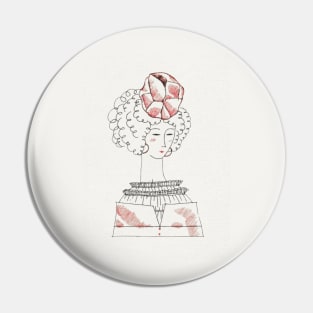 Les Gorgerettes 3  fashion plate - wall art Pin