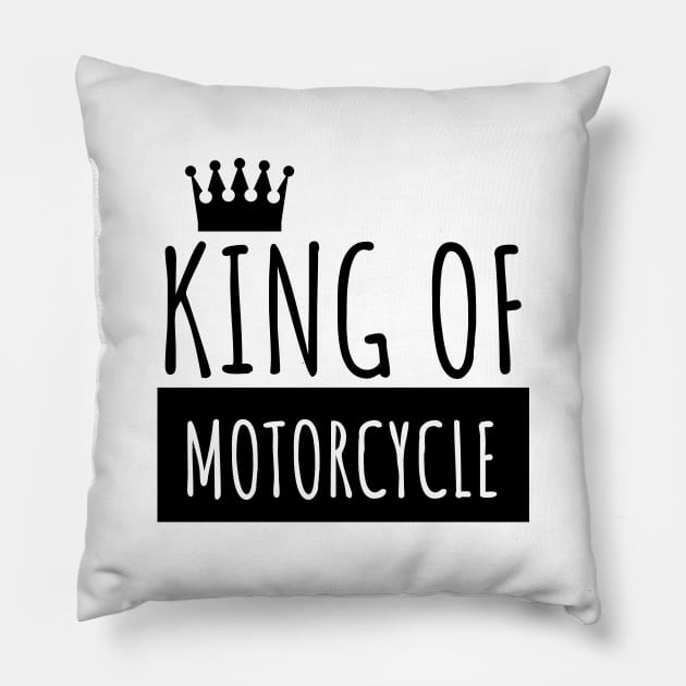 Motorcycle king of Pillow by maxcode