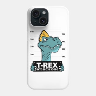 T rex In Prison Phone Case