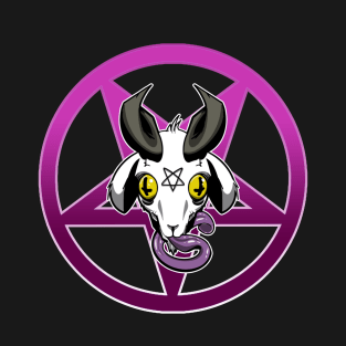 The Pentagram GOAT Pink T-Shirt