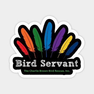 CB bird servant - white type Magnet