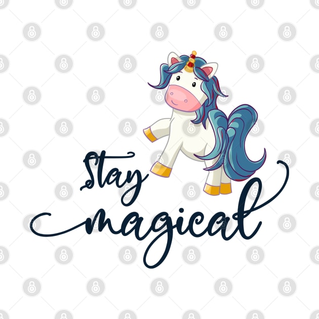 Christmas Unicorn: Stay Magical by Wanderer Bat