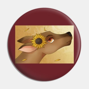 Deer Flower O'Mine Pin