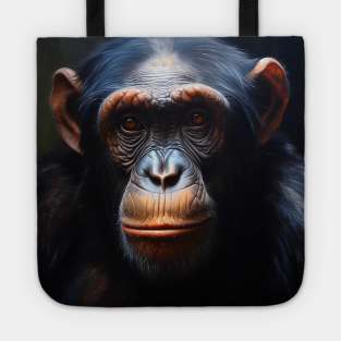 Hyperrealistic Oil Painting of an Amazing Zoo Ape Tote