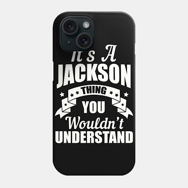 Jackson Thing Phone Case by moclan