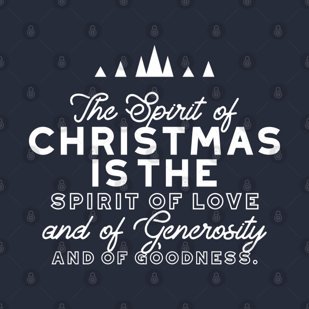 Spirit of Christmas Quote II by FlinArt