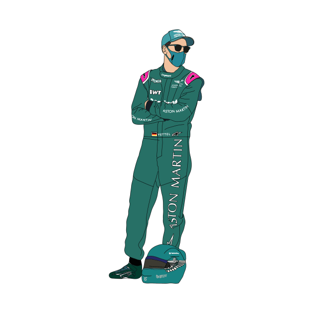 Sebastian Vettel- Arms Crossed by crashstappen