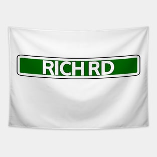Rich Rd Street Sign Tapestry