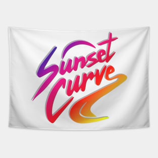 Sunset Curve Tapestry