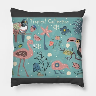 Sweet Bird Pattern Pillow