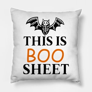 This is boo sheet funny bat Pillow