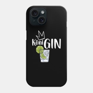 GIN Königin - Geschenk Idee für Gin Verkostungen Phone Case