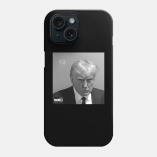 Never Surrender! - Donald Trump Mugshot Phone Case