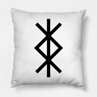 Viking Protection Symbol Pillow