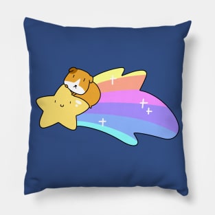 Rainbow Shooting Star Guineapig Pillow