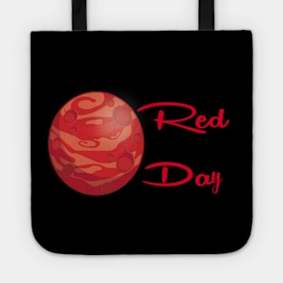 Red planet Day Tote