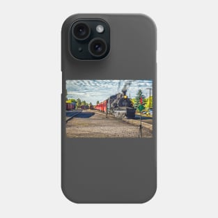 Cumbres and Toltec Narrow Gauge Railroad Chama New Mexico Yard Phone Case