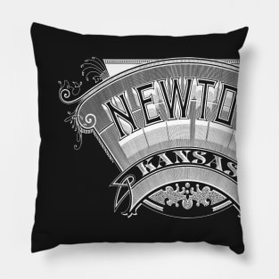 Vintage Newton, KS Pillow