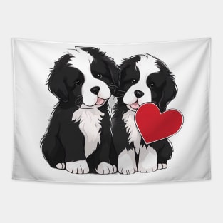 baby newfoundland dog Tapestry