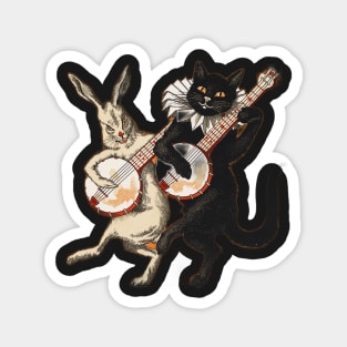 Cat and Bunny Magnet