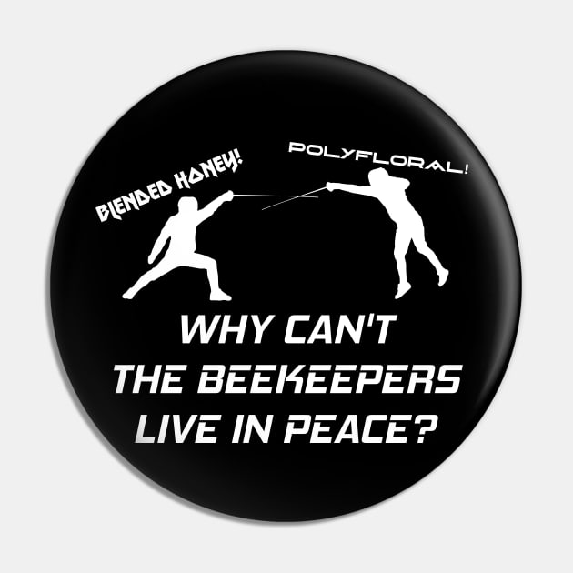 Beekepeers Pin by blackroserelicsshop@gmail.com