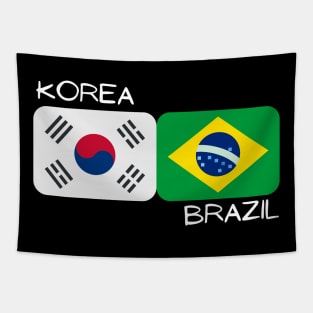 Korean Brazilian - Korea, Brazil Tapestry