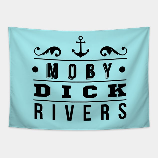 Moby Dick Rivers Tapestry by AurelieS