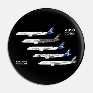 Airbus A350 Test Aircraft Fleet Pin