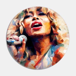 Tina Turner WPAP Pin