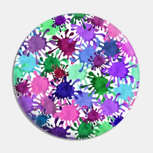 Neon Paint Splatter Pin